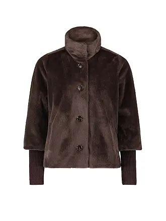 BETTY BARCLAY | Chaqueta de aspecto de piel | 